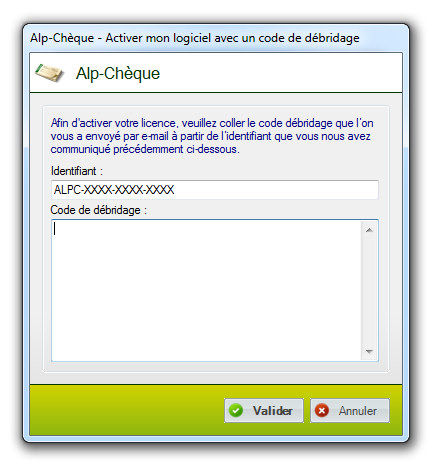 Code de débridage